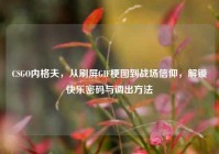 CSGO内格夫，从刷屏GIF梗图到战场信仰，解锁快乐密码与调出方法