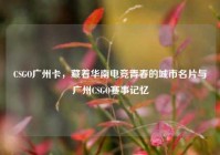 CSGO广州卡，藏着华南电竞青春的城市名片与广州CSGO赛事记忆