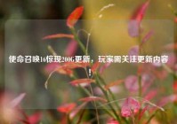 使命召唤16惊现200G更新，玩家需关注更新内容！