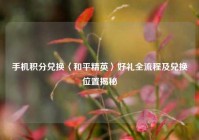 手机积分兑换〈和平精英〉好礼全流程及兑换位置揭秘