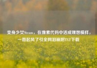 变身少女Steam，在像素代码中活成理想模样，一首起风了引全网泪崩附TXT下载