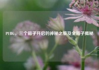 PUBG，三个箱子开启的神秘之旅及全箱子揭秘