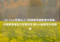 2024 CSGO/吃鸡从入门到高帧电脑配置全指南，分预算精准选不花冤枉钱 附CSGO适配显示屏推荐