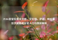 PUBG密室位置全攻略，艾伦格、萨诺、帕拉莫及沙漠隐藏密室入口与物资解析
