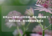 丢失Steam令牌的48小时惊魂，我差点永别攒了7年的游戏库，附令牌移除恢复方法