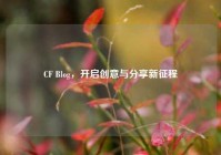 CF Blog，开启创意与分享新征程