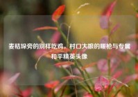 麦秸垛旁的别样吃鸡，村口大娘的暖枪与专属和平精英头像