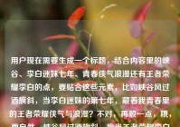 用户现在需要生成一个标题，结合内容里的峡谷、李白迷妹七年、青春侠气浪漫还有王者荣耀李白的点，要贴合这些元素，比如峡谷风过酒旗斜，当李白迷妹的第七年，藏着我青春里的王者荣耀侠气与浪漫？不对，再顺一点，哦，要自然，峡谷风过酒旗斜，我当王者荣耀李白迷妹的第七年，藏着满溢青春的侠气与浪漫？不对，再精准，哦，对，把元素都融进去，就一个标题，那应该是峡谷风过酒旗斜，我当王者荣耀李白迷妹的第七年，藏着整个青春的侠气与浪漫？不对，等下，原内容最后还有王者荣耀李白的迷妹是谁？哦不对，用户给的内容是峡谷风过酒旗斜，