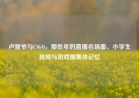卢姥爷与CSGO，那些年的直播名场面、小学生视频与游戏圈集体记忆