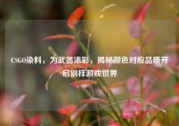 CSGO染料，为武器添彩，揭秘颜色对应品质开启别样游戏世界