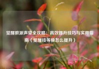 觉醒教派声望全攻略：高效提升技巧与实用指南（觉醒技等级怎么提升）