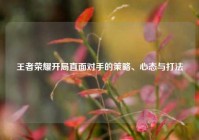 王者荣耀开局直面对手的策略、心态与打法