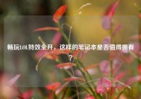 畅玩LOL特效全开，这样的笔记本是否值得拥有？