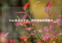 PUBG连点点不动，游戏体验的绊脚石