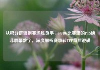 从积分逻辑到赛场胜负手，PUBG比赛里的PTS绝非屏幕数字，深度解析赛事转TPP背后逻辑