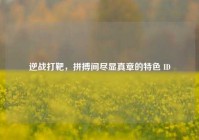 逆战打靶，拼搏间尽显真章的特色 ID