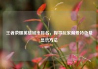 王者荣耀英雄城市排名，探寻玩家偏爱特色及显示方法