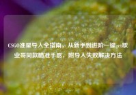 CSGO准星导入全指南，从新手到进阶一键get职业哥同款瞄准手感，附导入失败解决方法