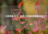 王者荣耀入门，简单上手的中路英雄推荐