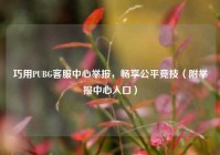 巧用PUBG客服中心举报，畅享公平竞技（附举报中心入口）