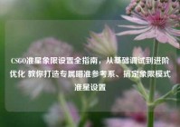 CSGO准星象限设置全指南，从基础调试到进阶优化 教你打造专属瞄准参考系、搞定象限模式准星设置
