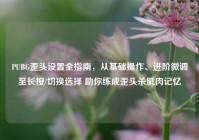 PUBG歪头设置全指南，从基础操作、进阶微调至长按/切换选择 助你练成歪头杀肌肉记忆