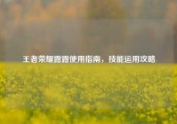 王者荣耀露露使用指南，技能运用攻略