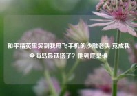 和平精英里笑到我甩飞手机的沙雕老头 竟成我全海岛最铁搭子？他到底是谁
