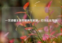 一文读懂王者荣耀神龙机制，打什么出龙快