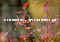 和平精英游戏键盘，开启极致战斗体验的密钥