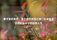 萧平章的身世：萧平章的身世之谜：从皇室公子到民间养子的传奇人生