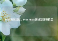 PUBG测试结束，PUBG Mobile测试新征程将启