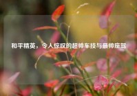 和平精英，令人惊叹的超帅车技与最帅座驾