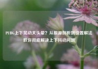 PUBG上下晃动大头晕？从根源剖析到设置解法教你彻底解决上下抖动问题