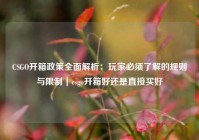 CSGO开箱政策全面解析：玩家必须了解的规则与限制｜csgo开箱好还是直接买好