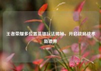 王者荣耀多位置英雄玩法揭秘，开启战局战术新境界