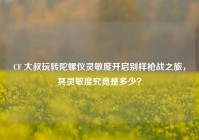 CF 大叔玩转陀螺仪灵敏度开启别样枪战之旅，其灵敏度究竟是多少？