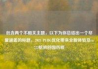 包含两个不相关主题，以下为你总结出一个尽量涵盖的标题，2021 PUBG优化带来全新体验及ca722航班回国历程