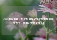 CSGO邂逅弹幕，枪火与屏显文字交织的电竞新生态下，弹幕CS究竟是什么？