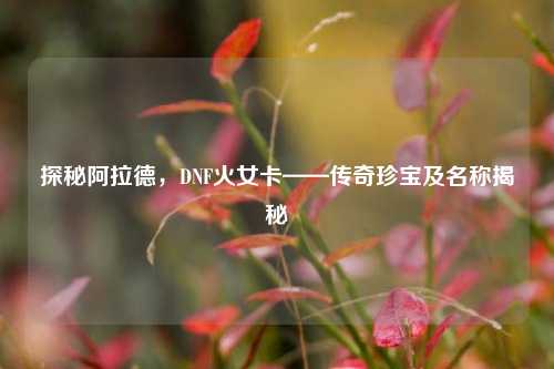 探秘阿拉德,DNF火女卡——传奇珍宝及名称揭秘