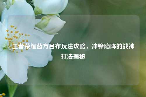 王者荣耀蓝方吕布玩法攻略,冲锋陷阵的战神打法揭秘