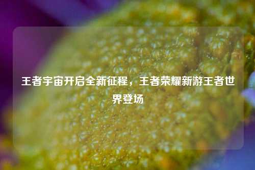 王者宇宙开启全新征程，王者荣耀新游王者世界登场