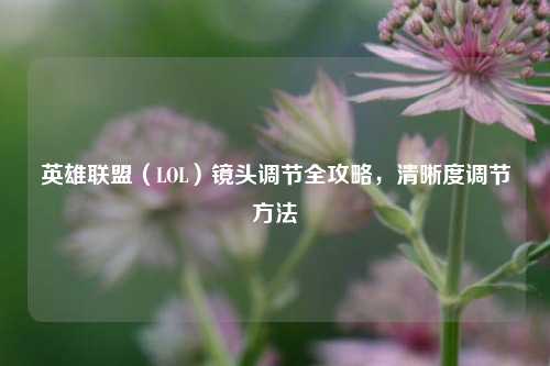 英雄联盟（LOL）镜头调节全攻略，清晰度调节方法