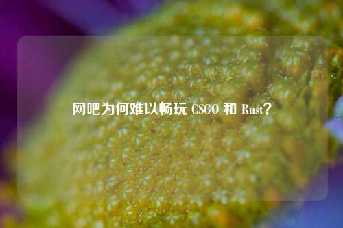 网吧为何难以畅玩 CSGO 和 Rust?