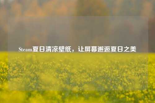 Steam夏日清凉壁纸,让屏幕邂逅夏日之美