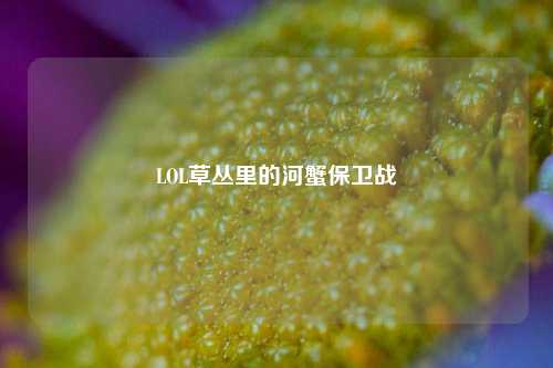 LOL草丛里的河蟹保卫战