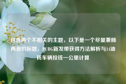 包含两个不相关的主题，以下是一个尽量兼顾两者的标题，PUBG新发带获得方法解析与14油耗车辆投钱一公里计算
