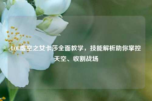 LOL虚空之女卡莎全面教学，技能解析助你掌控天空、收割战场