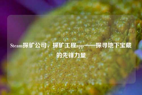 Steam探矿公司,探矿工程app——探寻地下宝藏的先锋力量