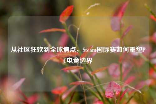 从社区狂欢到全球焦点，Steam国际赛如何重塑PC电竞边界